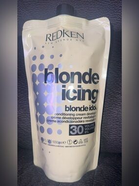 Redken Blonde Icing Blonde Idol 20 Vol Conditioning Cream Developer 33.8 oz NEW